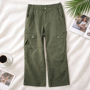 Women's Olive Cargo Pants